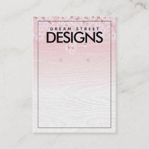 Carte d'affichage en bois de cerisier