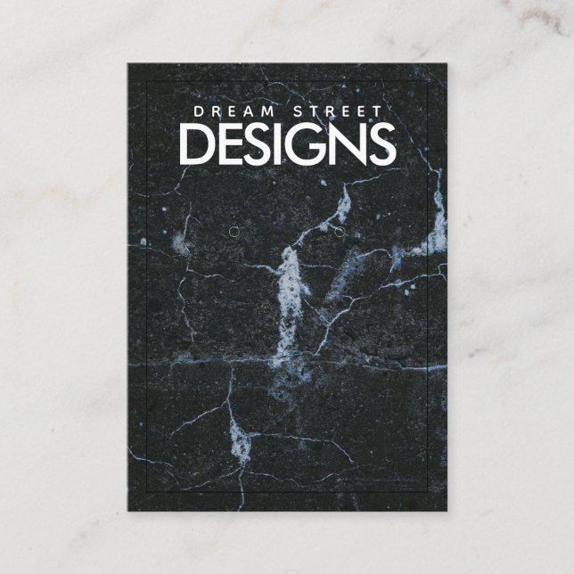 Carte d'affichage en cristal de pierre de marbre (Devant)