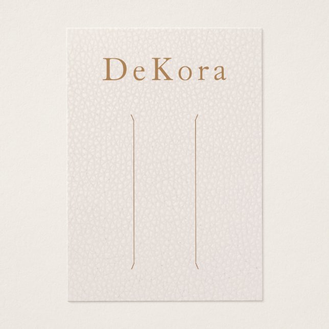 Carte d'affichage en cuir rose pâle Plusieurs Clip (Devant)