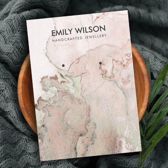 CARTE D'AFFICHAGE EN MARBRE D'ACCUEIL ROSE BLUSH G (Créateur téléchargé)