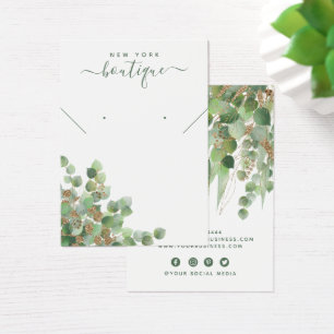 Carte d'affichage Eucalyptus Naturel & Parties sci