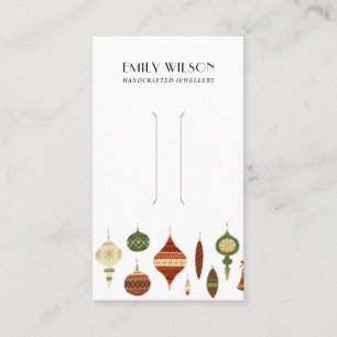 CARTE D'AFFICHAGE FESTIVE CHRISTMAS ORNAMENT HAIR 