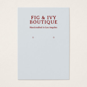 Carte d'affichage Fig & Ivy Earring