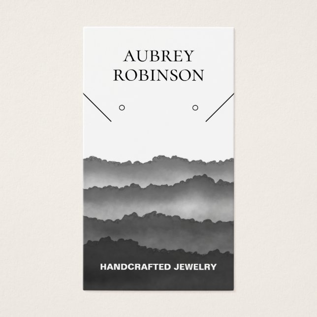 Carte d'affichage gris Magic Misty Mountains (Devant)