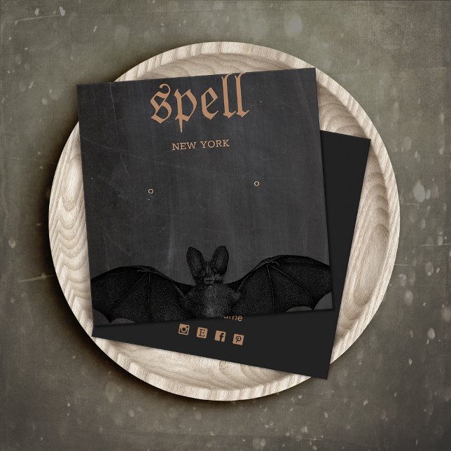 Carte d'affichage Halloween Thème Bat Stud oreille (Créateur téléchargé)