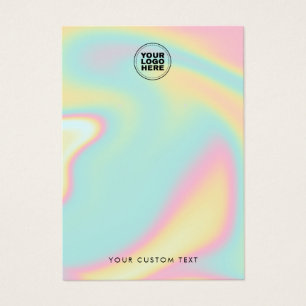 Carte d'affichage Holographique moderne