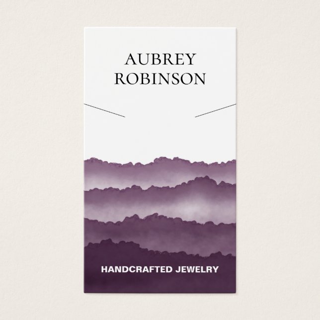 Carte d'affichage Magic Misty Mountains Purple Col (Devant)