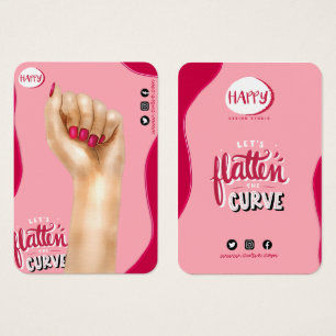 Carte d'affichage main bracelet