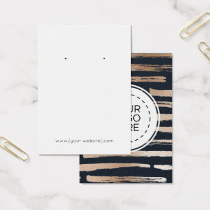Carte d'affichage Marine Blue Rose Gold Moderne