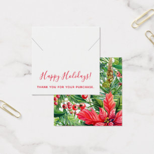 Carte d'affichage Merci de Noël