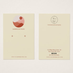 Carte d'affichage minimaliste de l'illustration
