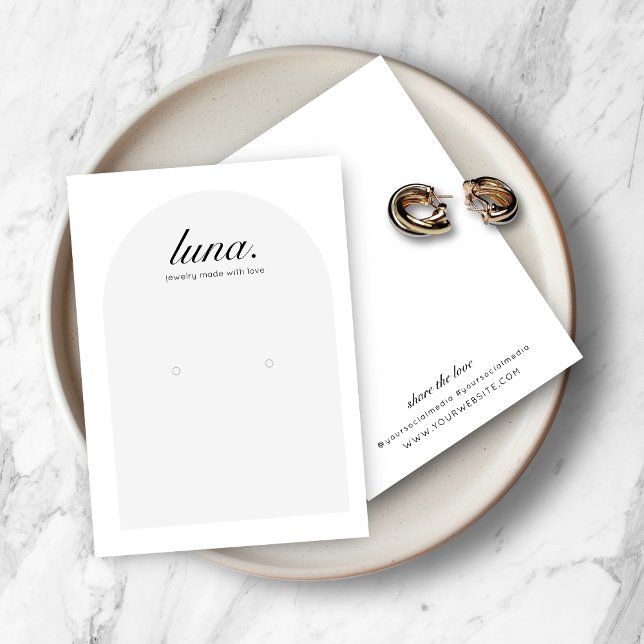 Carte d'affichage minimaliste moderne (Créateur téléchargé)