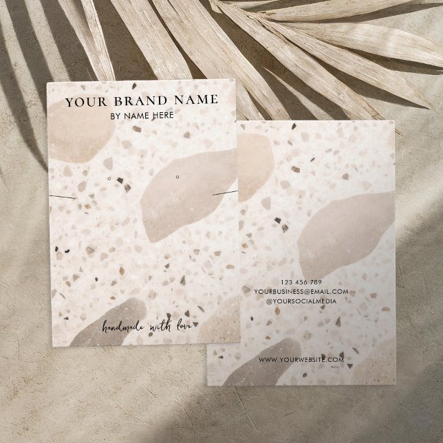 Carte d'affichage minimaliste pour bijoux Boho (Créateur téléchargé)