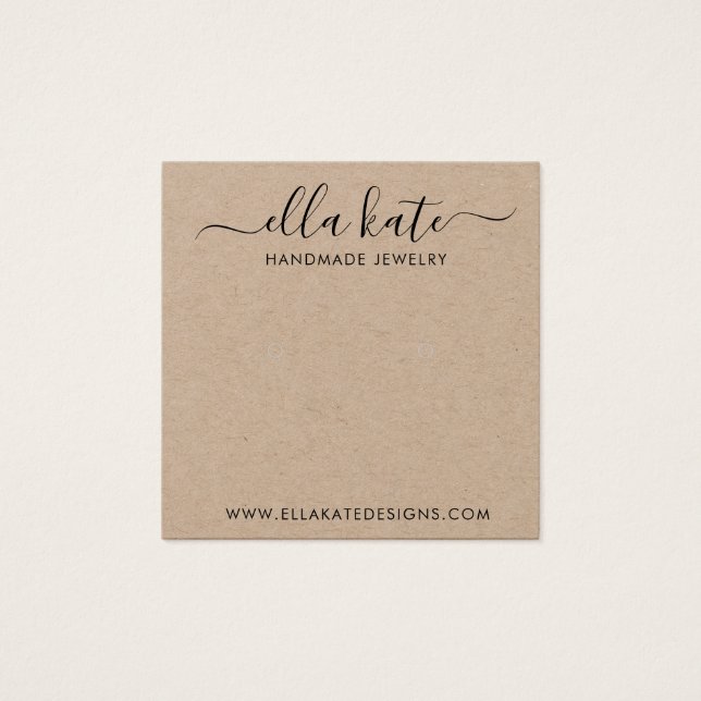 Carte d'affichage moderne (Devant)