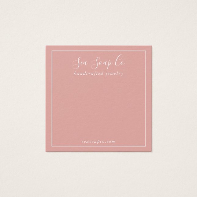 Carte d'affichage moderne (Devant)