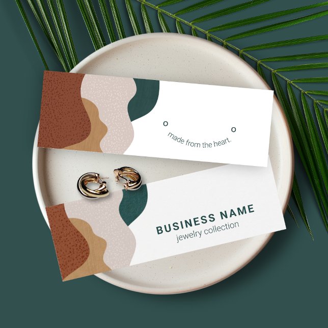 Carte d'affichage moderne Abstrait Boho Earring (Créateur téléchargé)