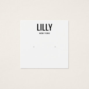 Carte d'affichage moderne Black White Stud