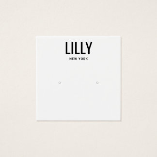 Carte d'affichage moderne Black White Stud