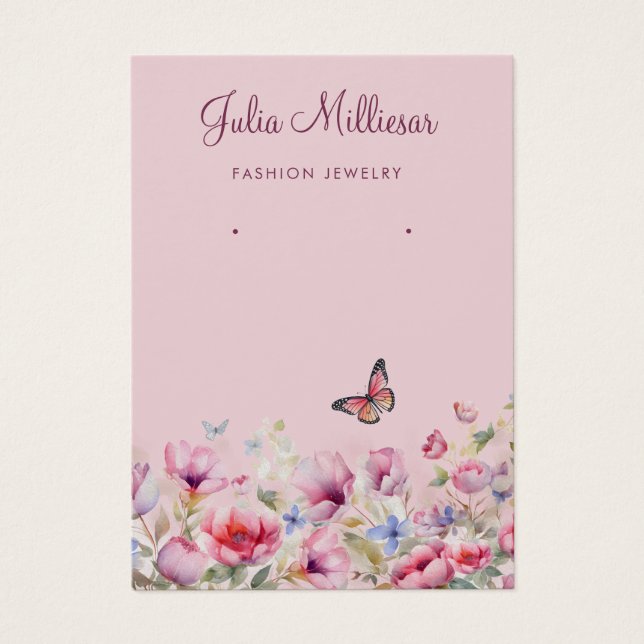 Carte d'affichage moderne Elegant aquarelle (Devant)