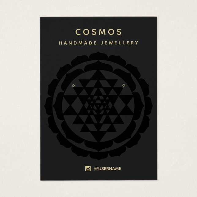 Carte d'affichage moderne New Age Noir oreille bij (Devant)