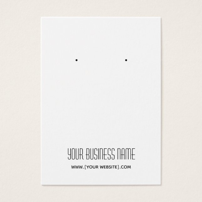 Carte d'affichage moderne simple et personnalisée (Devant)