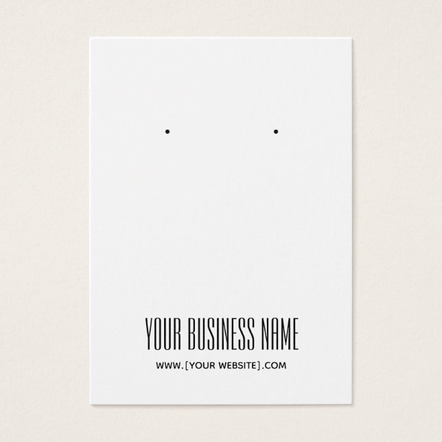Carte d'affichage moderne simple et personnalisée (Devant)