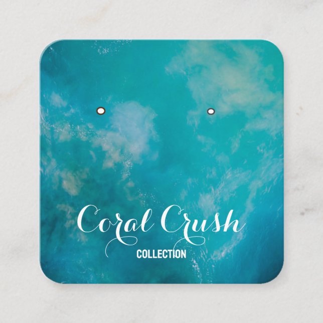 Carte d'affichage Ocean Calligraphy (Devant)