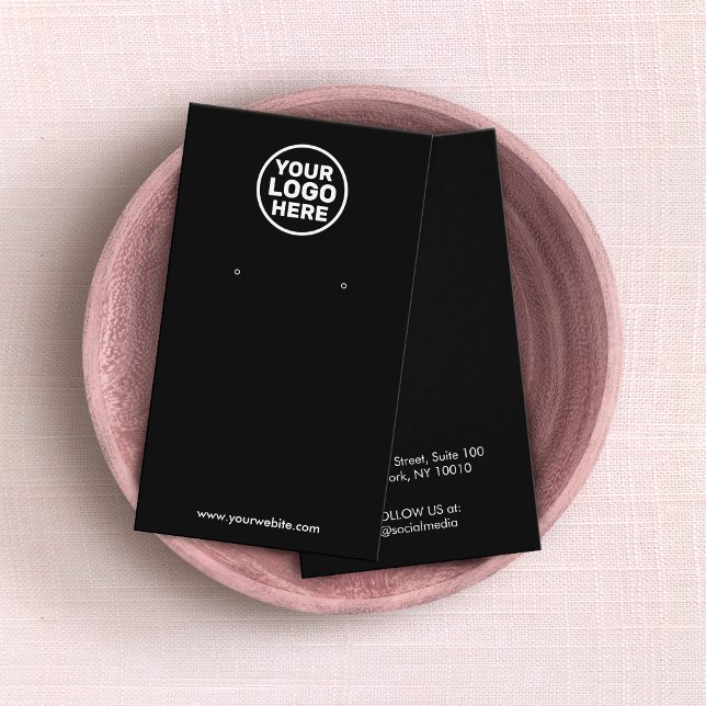 Carte d'affichage personnalisée en noir Ajouter vo (Créateur téléchargé)