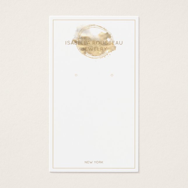 Carte d'affichage Platinum Gold Parties scintillan (Devant)