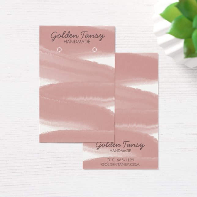 Carte d'affichage pour bijoux à linge de couleur d (Bureau)