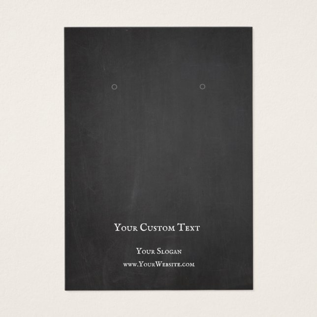 Carte d'affichage pour bijoux à oreilles, tableau  (Devant)