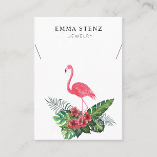 Carte d'affichage pour bijoux en collier à accentu