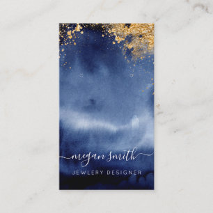 Carte d'affichage pour bijoux en or de luxe Navy