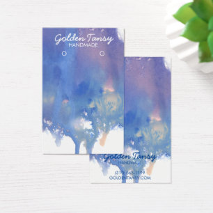 Carte d'affichage pour collier à oreille de peintu