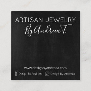 Carte d'affichage pour les porteurs de bijoux fait