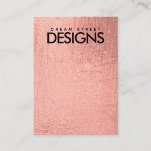 Carte d'affichage rose Gold Metallic