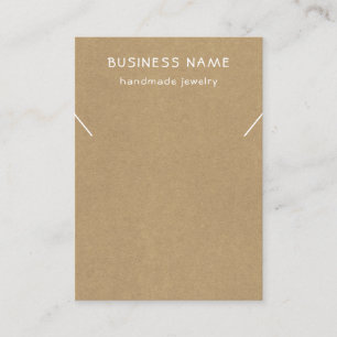 Carte d'affichage Rusic Kraft ou Bracelet