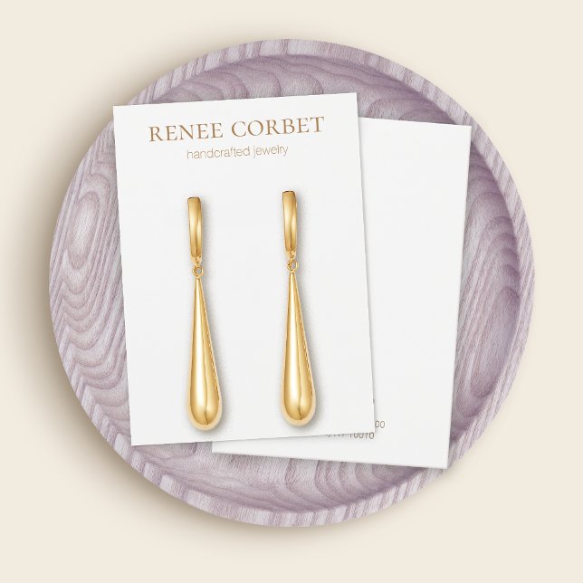 Carte d'affichage simple à oreille blanche (Créateur téléchargé)