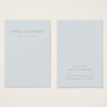 Carte d'affichage simple à oreille parisienne<br><div class="desc">Cette Carte d'Affichage Parisienne donne un clin d'oeil à ces couleurs rétro de bleu doux et de bronzage. Super mignon,  super chic carte pour toute entreprise. Spécialement pour les boutiques.</div>