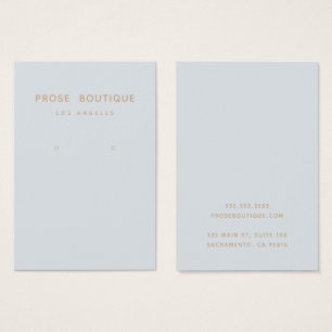 Carte d'affichage simple à oreille parisienne