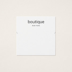 Carte d'affichage simple blanc moderne