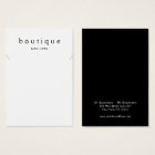 Carte d'affichage simple bracelet en collier blanc