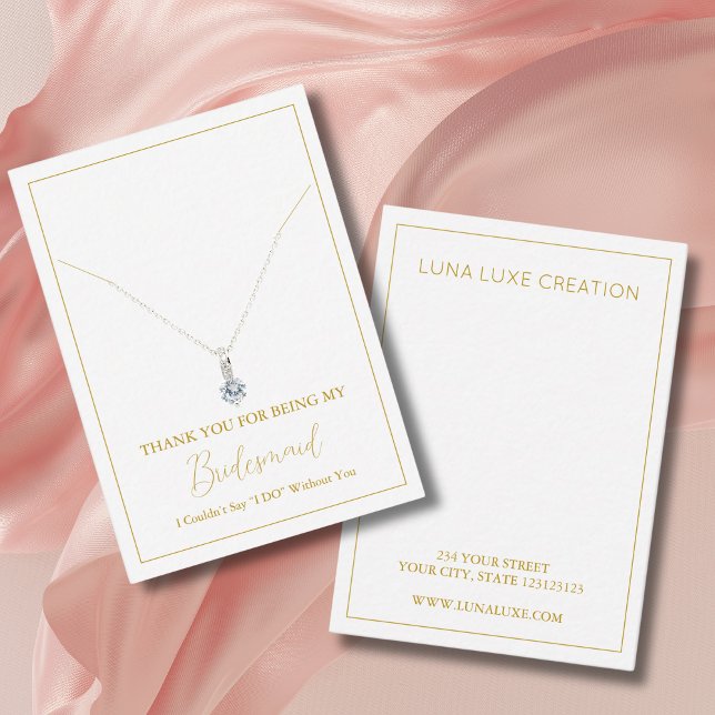 Carte d'affichage simple collier de servante d'acc (Créateur téléchargé)