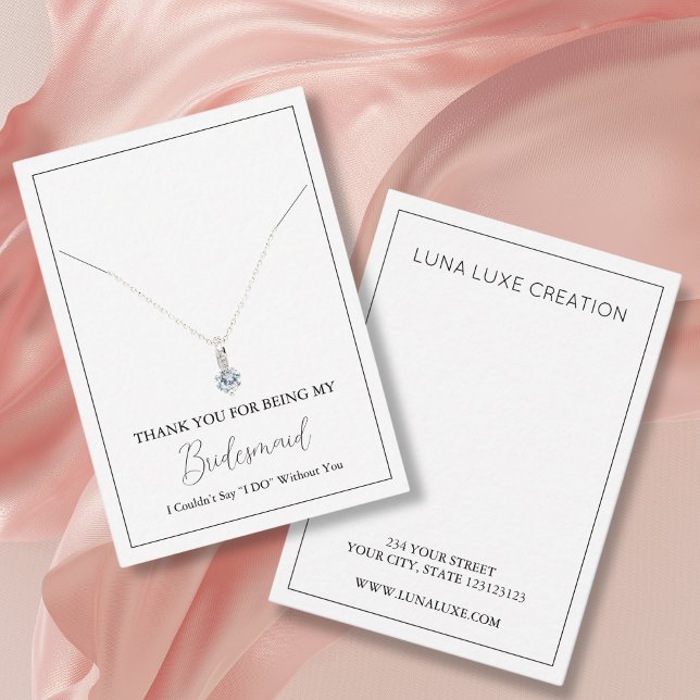 Carte d'affichage simple collier de servante d'acc (Créateur téléchargé)