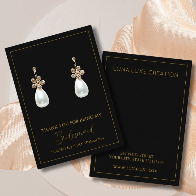 Carte d'affichage simple de l'oreille de la femme  (Créateur téléchargé)