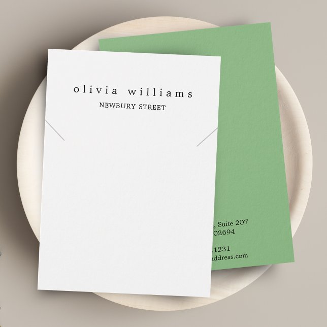 Carte d'affichage simple et moderne du bracelet de (Créateur téléchargé)