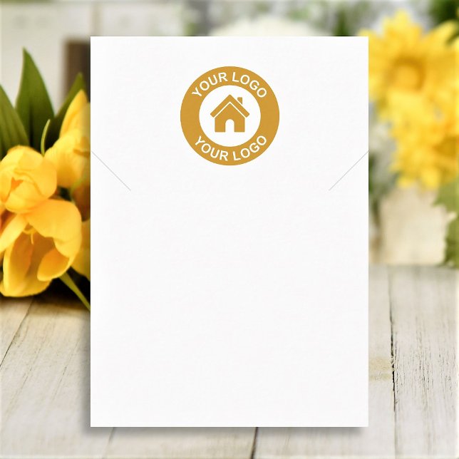 Carte d'affichage simple et moderne du collier log (Créateur téléchargé)