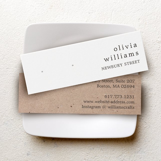 Carte d'affichage simple papier Kraft (Créateur téléchargé)