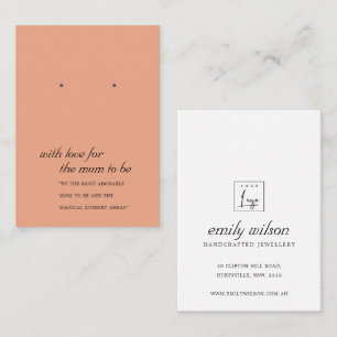 CARTE D'AFFICHAGE TERRACOTTA MUM