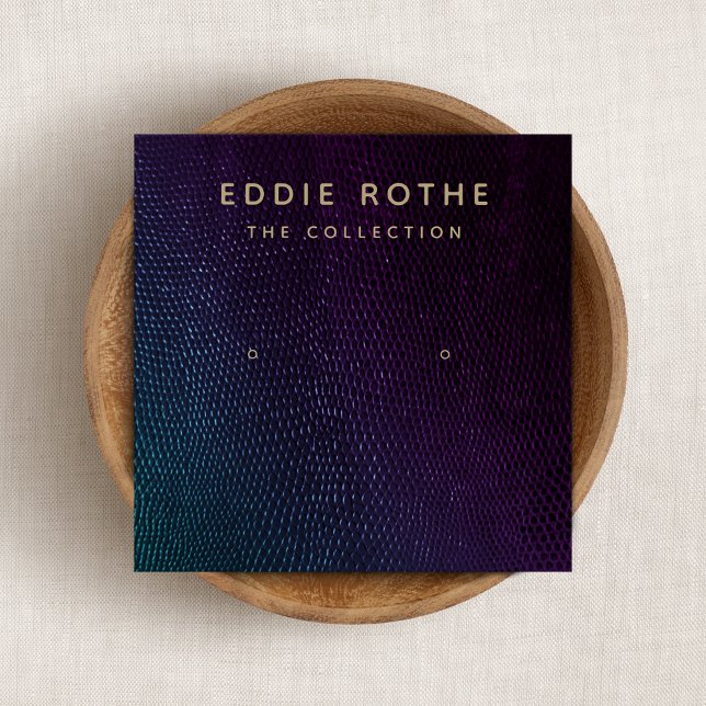 Carte d'affichage turquoise Purple Ombre Stud (Créateur téléchargé)